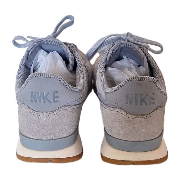NIKE SUEDE INTERNATIONALIST SE IN GLACIER (BABY BLUE) SIZE 8 - Picture 3 of 7
